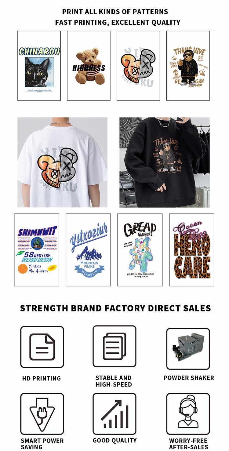 Application of A3 dtf shaker