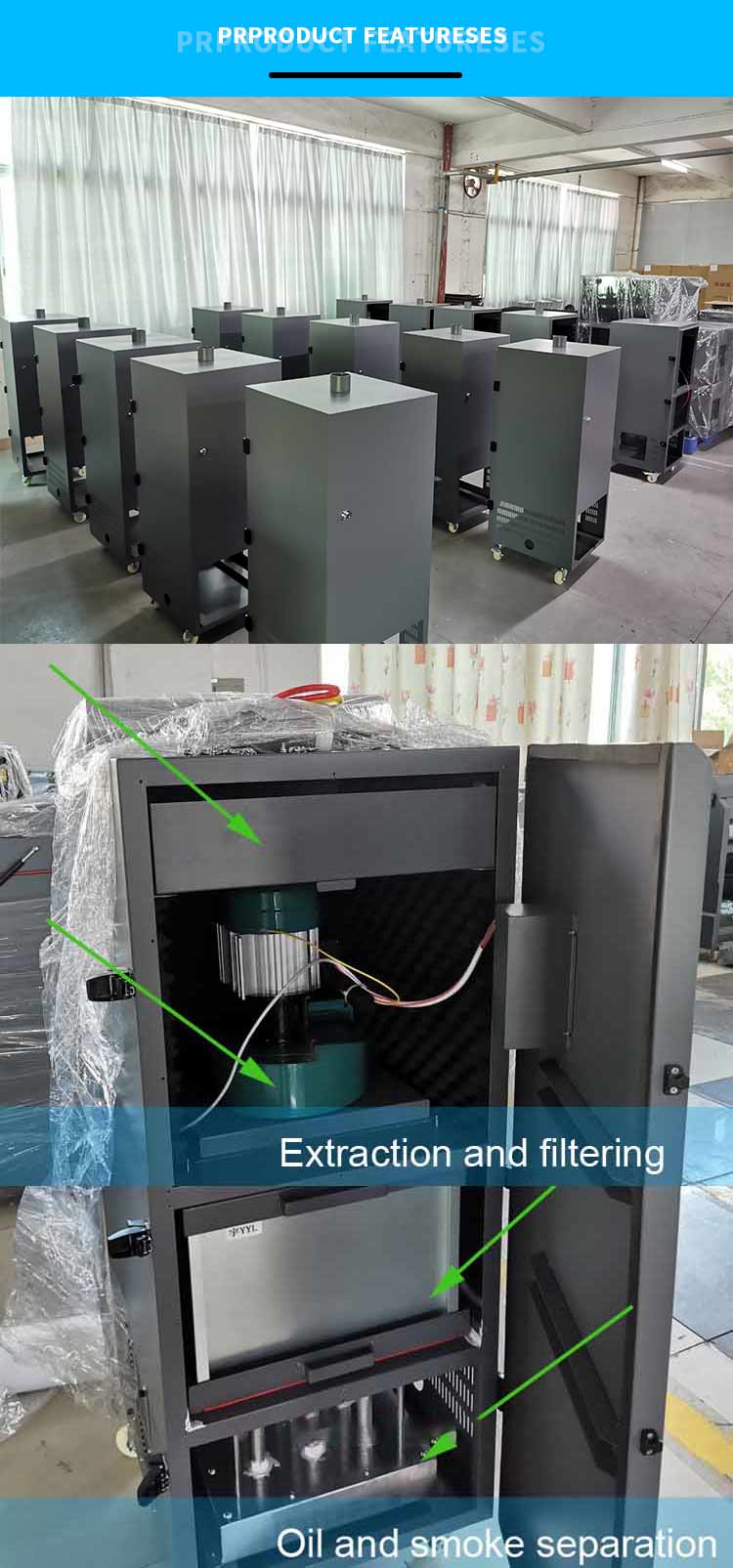 Proroduct featureses of dtf smoke filter