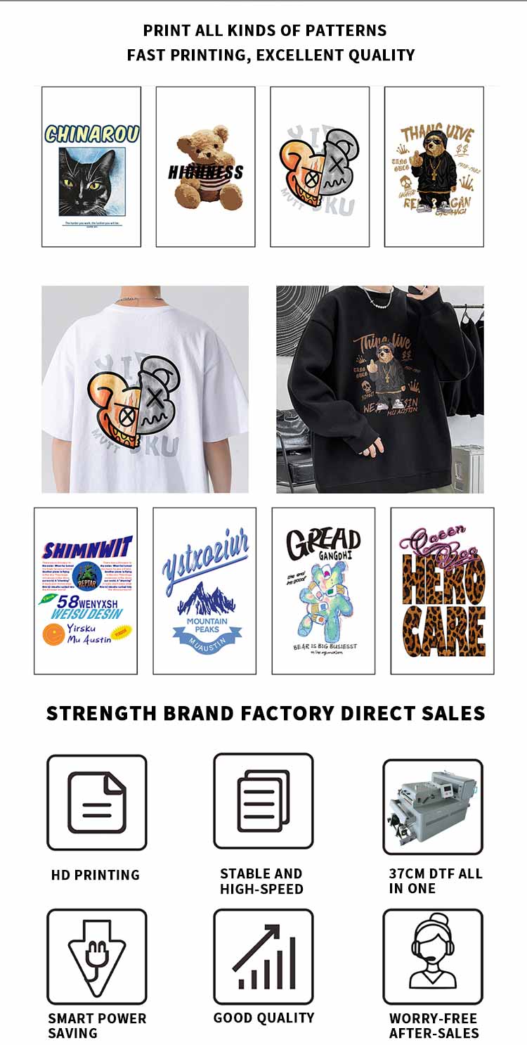 Application of A3 dtf printer all in one