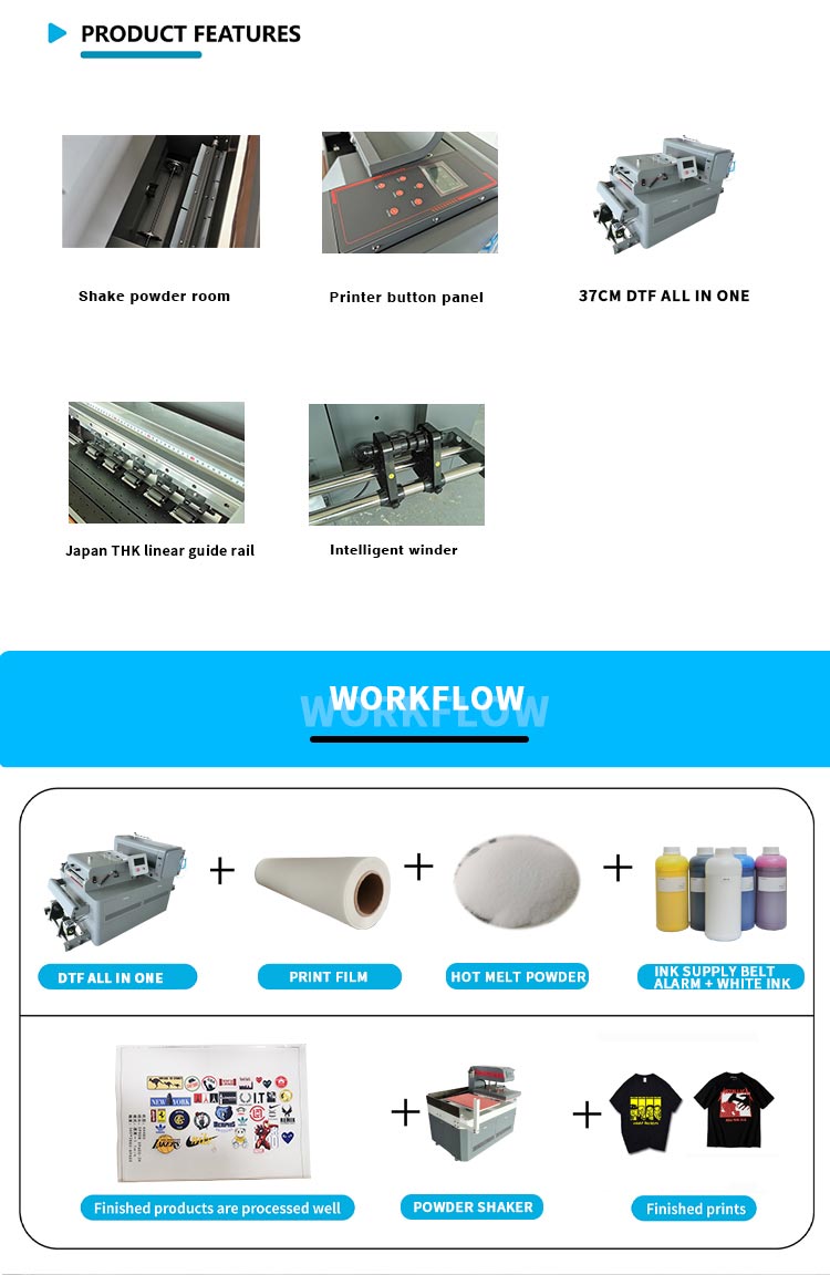 Advantage of the A3 dtf printer all in one