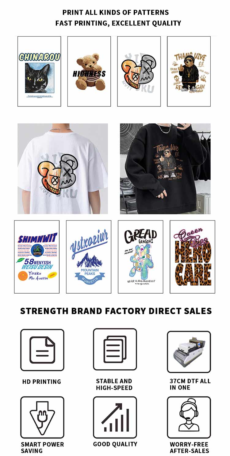 Application of A3 dtf printer all in one