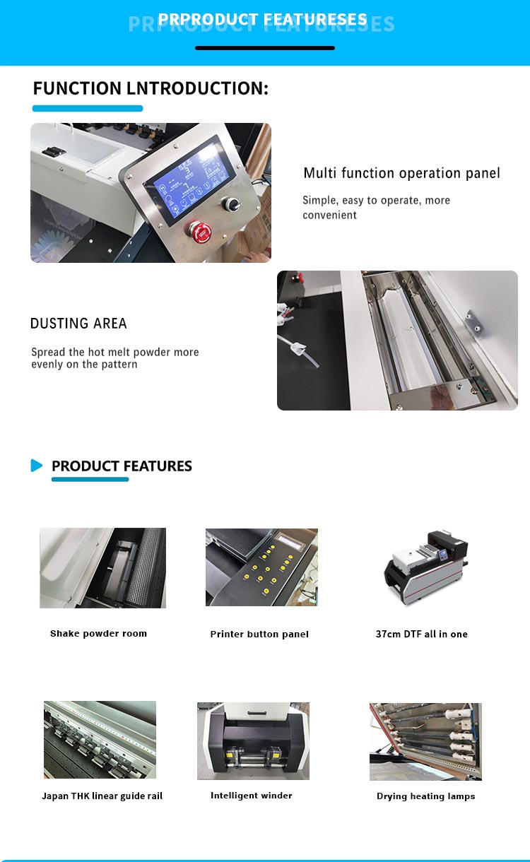 Advantage of A3 dtf printer all in one